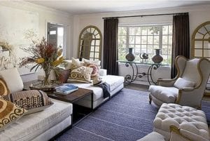 luxurious interior design, living room, Victorian furniture
