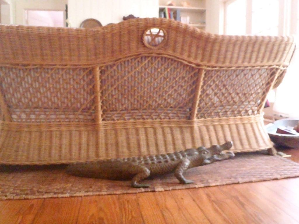 Beach Cottage Hand Made Alligator