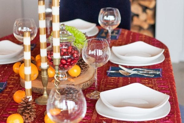 Heather French design Holiday Table decor
