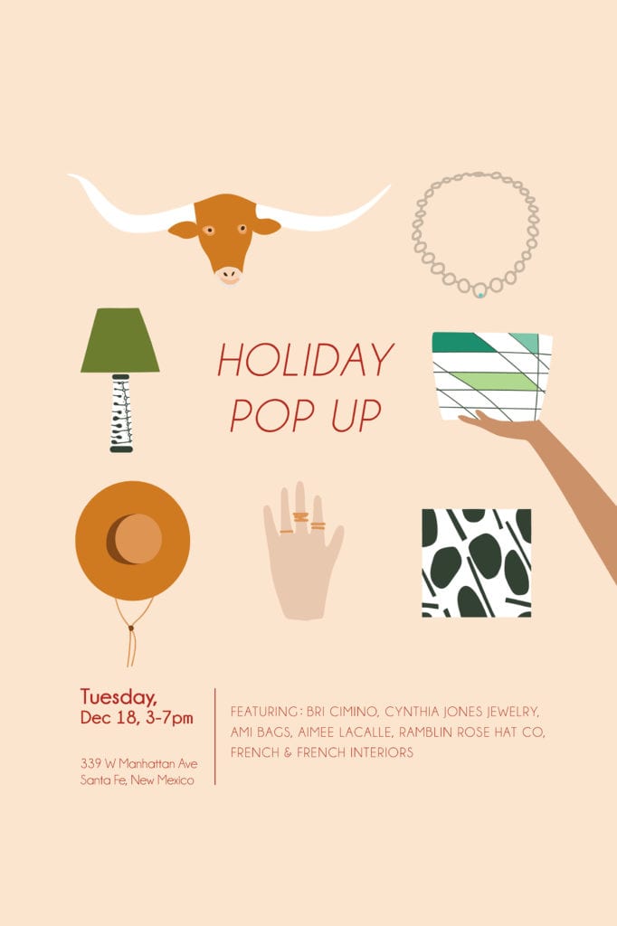 holiday pop up event info