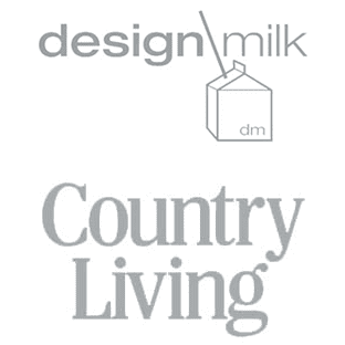 country living design milk logos
